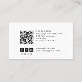 Tarot Esthetician Branding QR Code 名刺 (裏面)