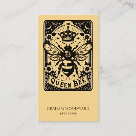 Tarot Honey Bee Apiary Beekeeper Honey Products  名刺 (正面)