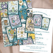 Tarot Inspired Our World Celestial Baby Shower 招待状