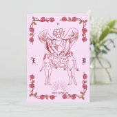 Tarot Inspired Wedding Invitation  招待状 (スタンド正面)