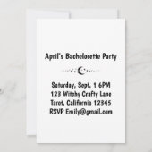 Tarot Mystic Fortune Astrological Zodiac Celestial 招待状 (裏面)