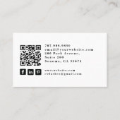 Tarot Mystic Lash Tech Hand 名刺 (裏面)