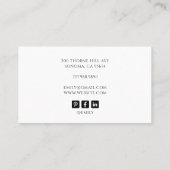 Tarot Pet Care Illustrated 名刺 (裏面)