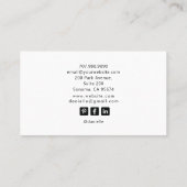 Tarot Pet Groomer 名刺 (裏面)