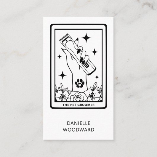 Tarot Pet Groomer 名刺 (正面)