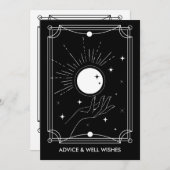 Tarot Predictions & Advice Bridal Shower Card  アドバイスカード (正面/裏面)