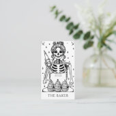 Tarot Skeleton Baker Whisk Cupcake 名刺 (スタンド正面)