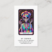 Tarot Theme Nail Tech Nail Art Business Card 名刺 (正面)