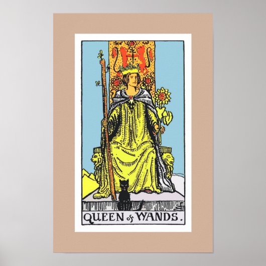 TAROTS/ QUEEN OF WANDS ポスター (正面)