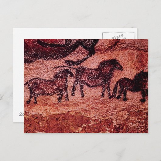 tarpansの石の絵画、紀元前のc.17000 ポストカード (正面/裏面)