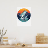 Tarpon Fly Fishing Bow To The King Gift ポスター (キッチン)