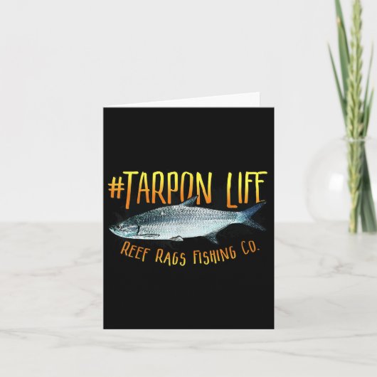 Tarpon Life Deep Sea Saltwater Fishing カード (正面)