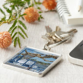 Tarpon Springsのスポンジのボートのオーナメント キーホルダー (側面)