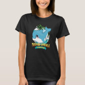 TARPON SPRINGS FLORIDA Cute Baby Dolphin Beach Sou Tシャツ (正面)