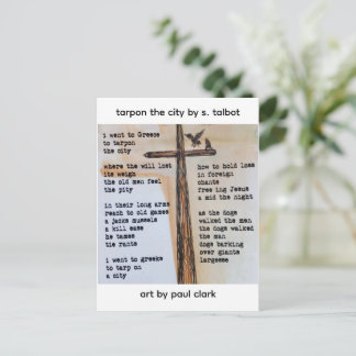 Tarpon The City Art Poetry Postcard ポストカード