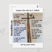 Tarpon The City Art Poetry Postcard ポストカード (正面/裏面)