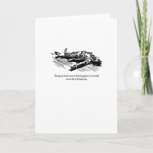 Tarquinおよびクリスマス シーズンカード (正面)