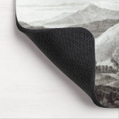 TarquiniaおよびCornetoの眺め マウスパッド (コーナー)