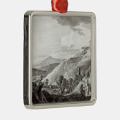 TarquiniaおよびCornetoの眺め メタルオーナメント (右)