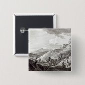 TarquiniaおよびCornetoの眺め 缶バッジ (正面&裏面)