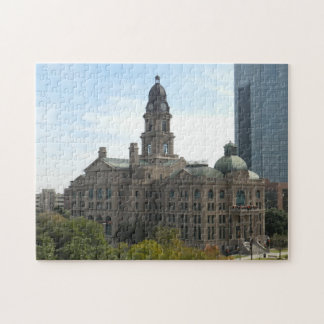 Tarrant County Courthouse West Corner - W. Belknap ジグソーパズル