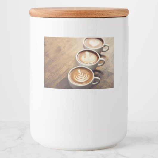 tarros de comidas decápsulas de café フードラベル (正面)