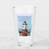 Tarrytown Light house, New York Pint Glass タンブラーグラス (正面)