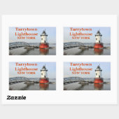 Tarrytown Light house, New York Stickers 長方形シール (シート)