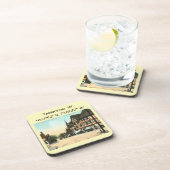 Tarrytown NYマップ座標ヴィンテージスタイル コースター (右側)