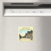 Tarrytown NYマップ座標ヴィンテージスタイル マグネット (インサイチュ (食洗機))