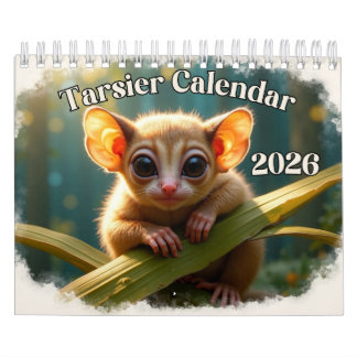 Tarsier Calendar 2026 カレンダー