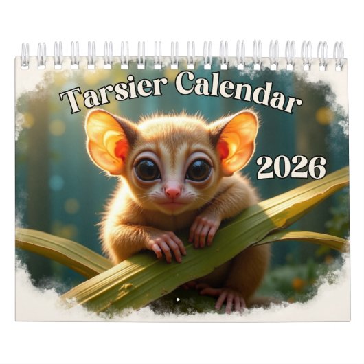 Tarsier Calendar 2026 カレンダー (カバー)