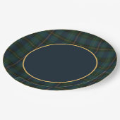 Tartan and Gold Plates  ペーパープレート (アングル)