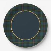 Tartan and Gold Plates  ペーパープレート (正面)