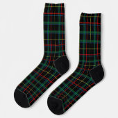 Tartan (Black, Green & Red)  ソックス (左)