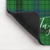 Tartan Davidson Plaid Blue Green Personalized マウスパッド (コーナー)