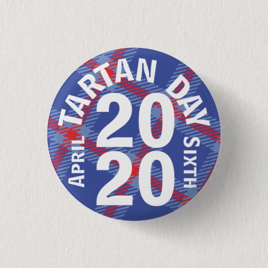 Tartan Day 2020 Button 缶バッジ (正面)