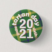 Tartan Day 2021 Button 缶バッジ (正面)