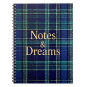 Tartan notebook ノートブック (正面)