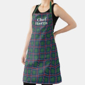 Tartan pattern kitchen apron for men and women エプロン (インサイチュ)