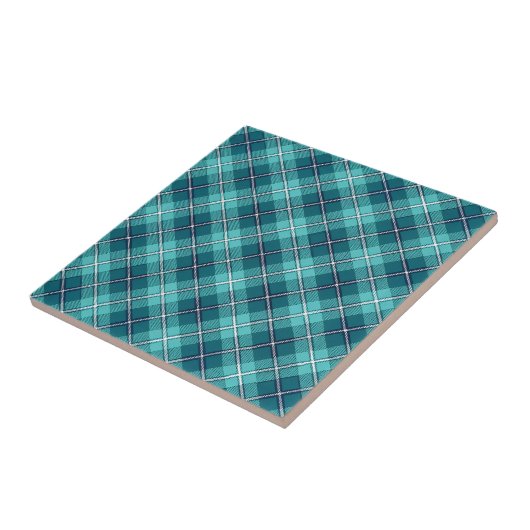 Tartan Plaid Ceramic Tile タイル (側面)