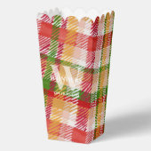 Tartan Plaid Custom cinema Event Theme フェイバーボックス (裏面)
