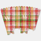 Tartan Plaid Custom cinema Event Theme フェイバーボックス (見開き)