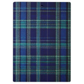 Tartan plaid notebook クリップボード (裏面)