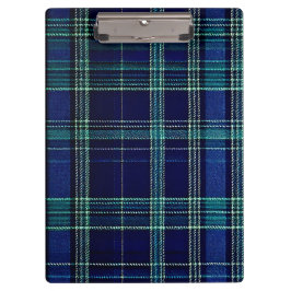 Tartan plaid notebook クリップボード
