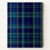 Tartan plaid notebook ノートブック (裏面)