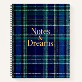 Tartan plaid notebook ノートブック