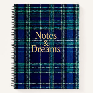 Tartan plaid notebook ノートブック