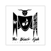 TarValon.Netブラックスタンプ ラバースタンプ (インプリント)