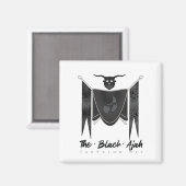 TarValon.Netブラック磁石 マグネット (正面/裏面)